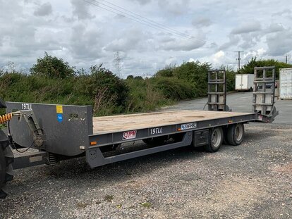 24ft JPM plant trailer