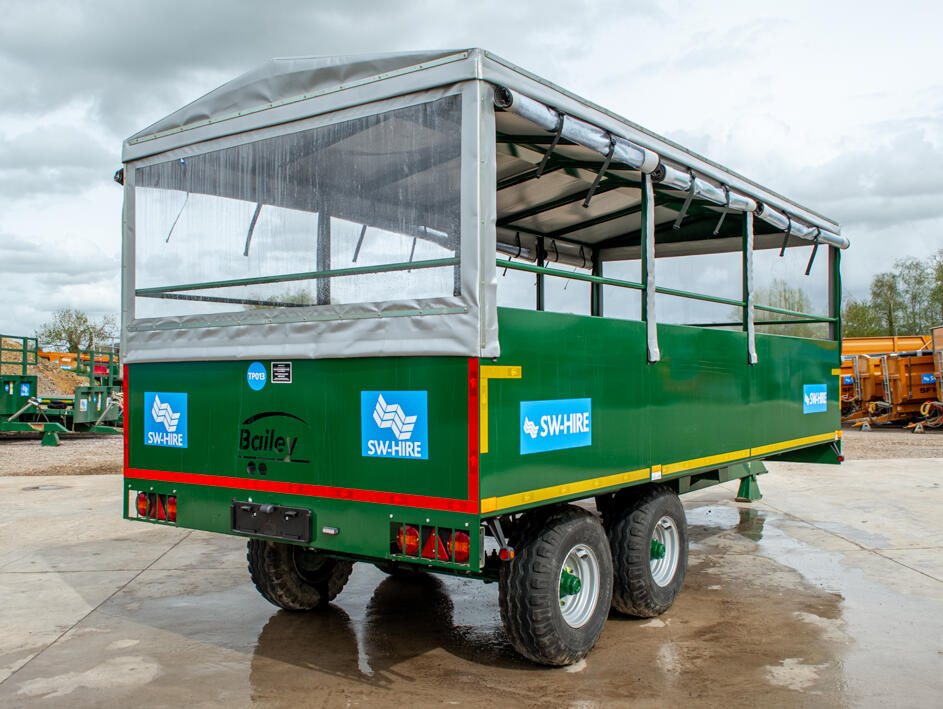 Bailey 23 seat people carrier trailer 