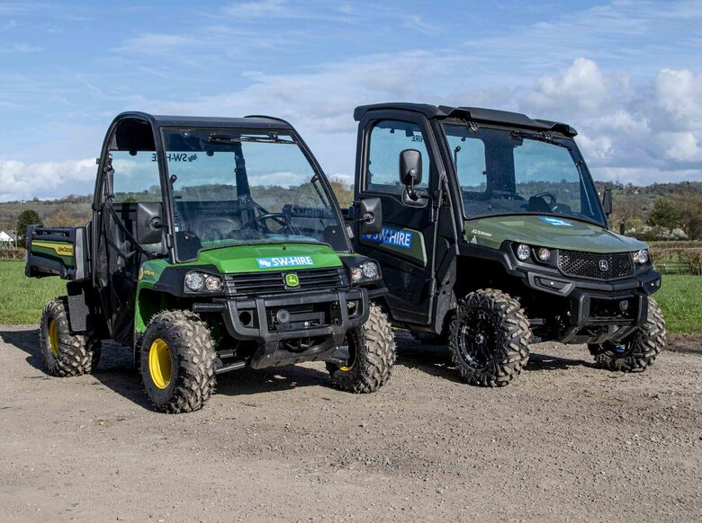 SW Hire John Deere HPX815E & XUV865M gators