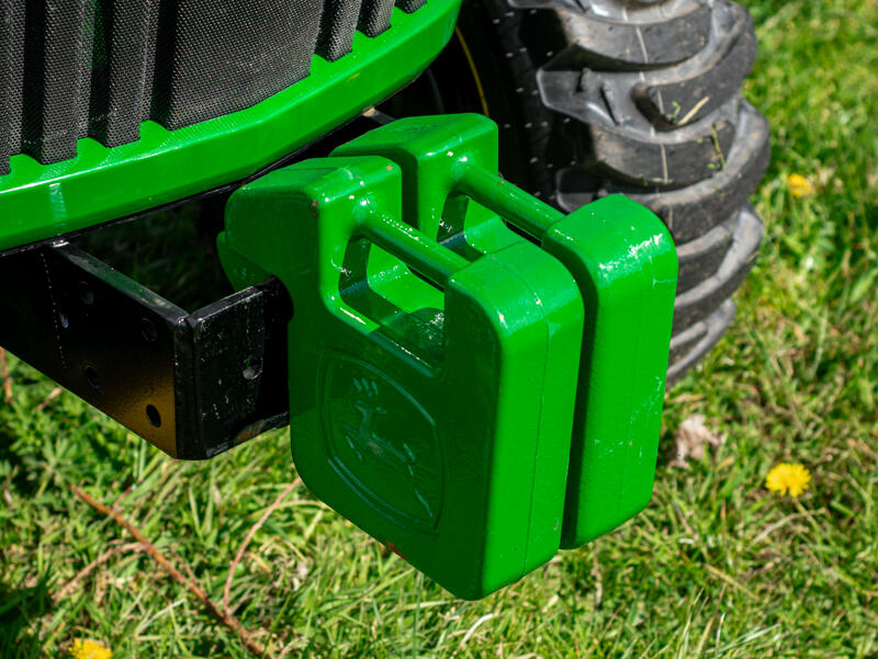 John Deere 3038E compact tractor front weights