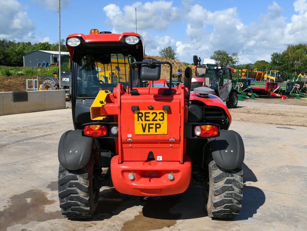 2023 Manitou MT625 Telehandler on a wash bay