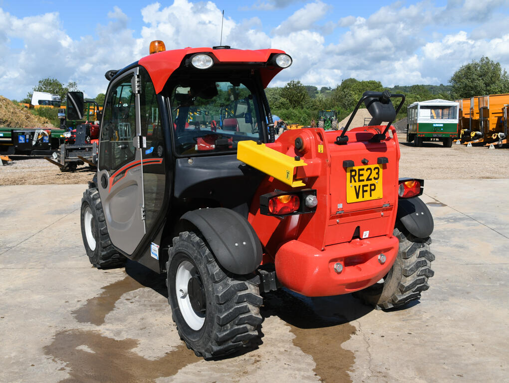 2023 Manitou MT625 Telehandler on a wash bay