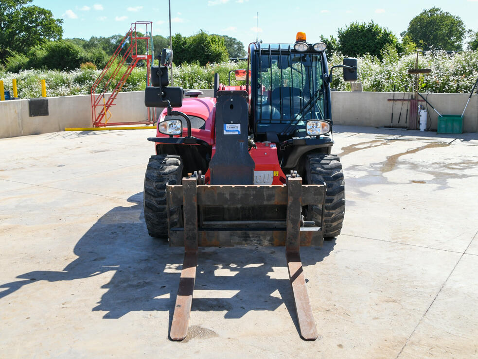 2023 Manitou MT625 Telehandler on a wash bay