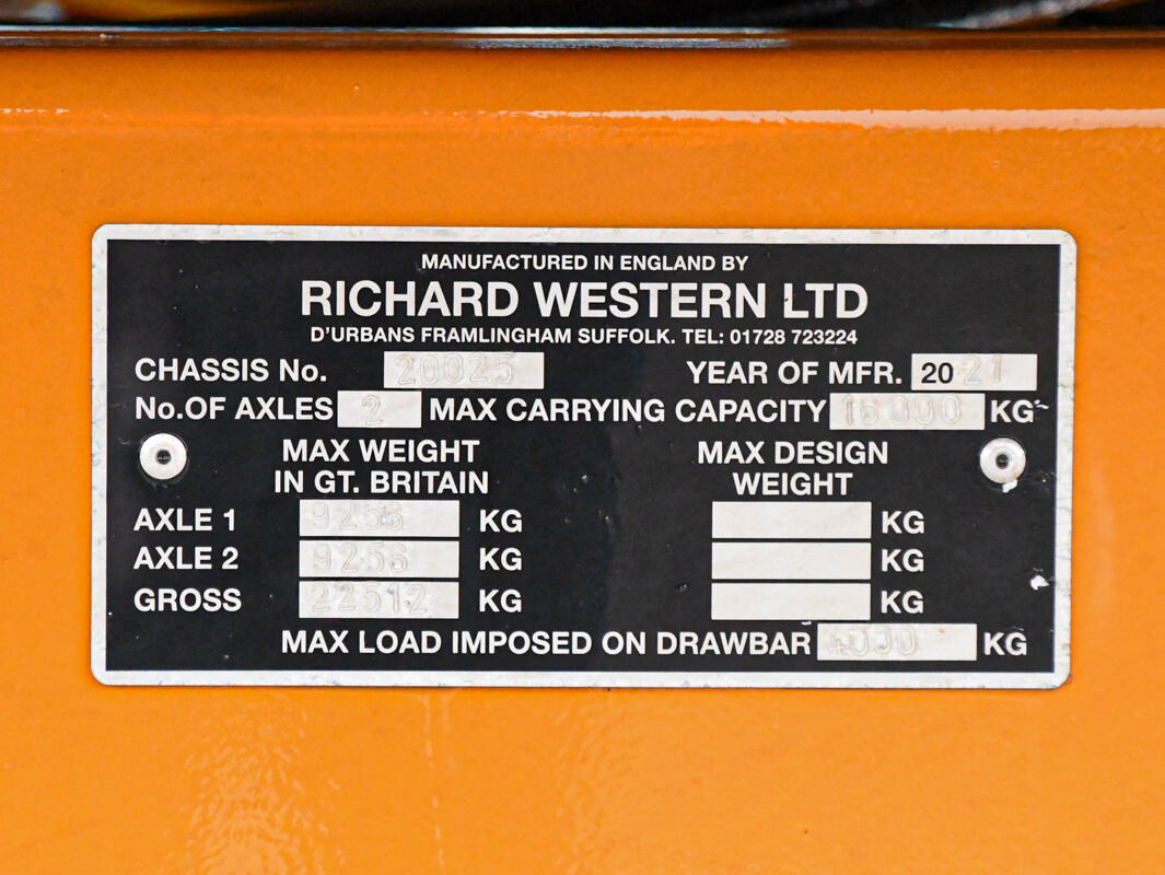 2021 Richard Western SF16HS Grain Trailer