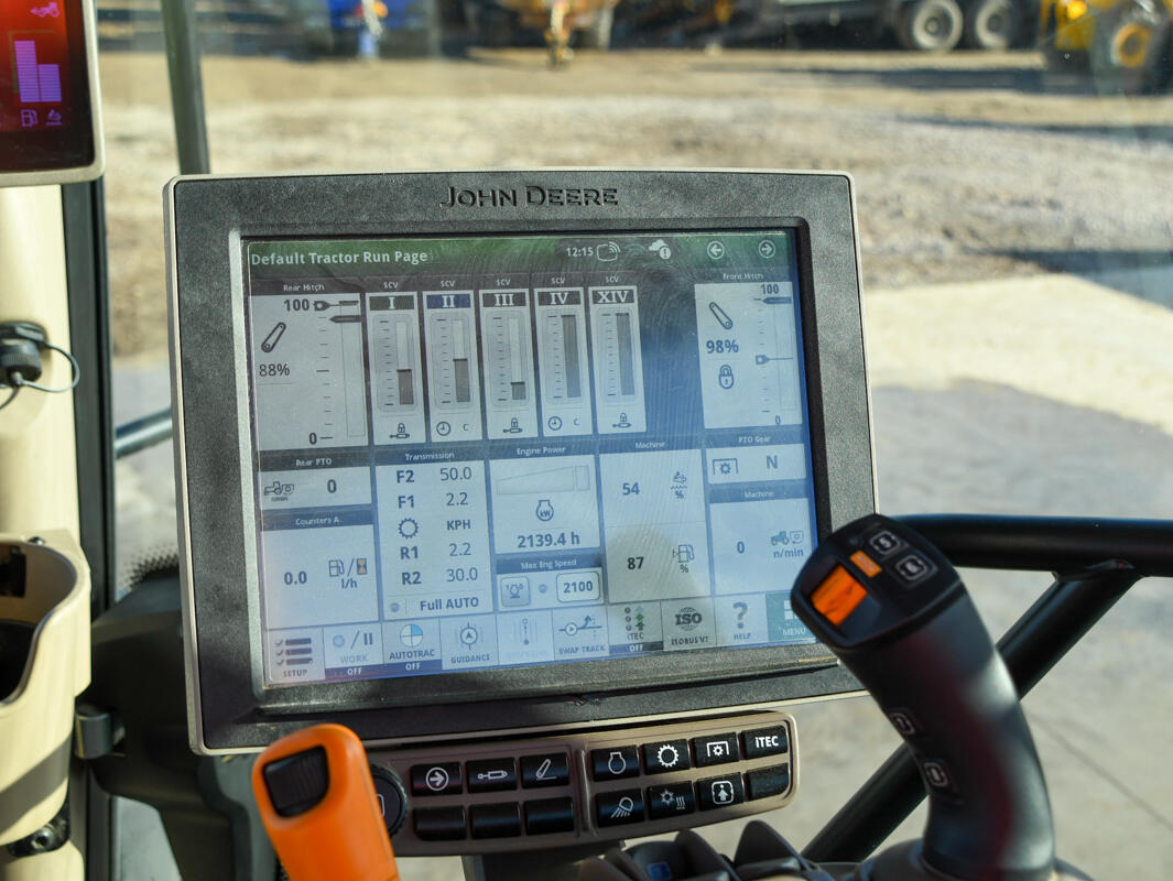 2023 John Deere 6R155 with front linkage