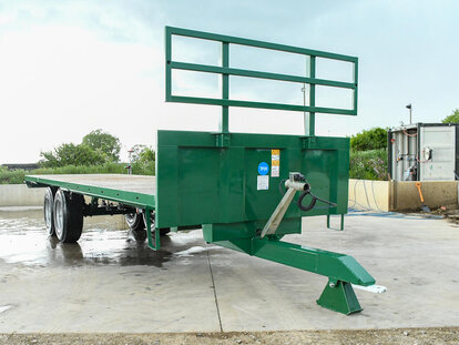 28ft Green bailey trailers flatbed